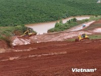 Giải pháp khắc phục sự cố sạt lở đập hồ thải quặng bauxit Tân Rai 