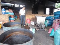 Cà phê = bột đậu, bắp + hóa chất