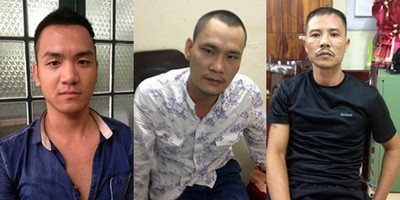 3 nghi can trực tiếp sát hại tài xế Kiều Hồng Thành.