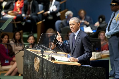 Tổng thống Mỹ Obama phát biểu tại hội nghị (Ảnh UN).