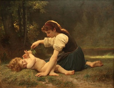 Bức “Cô gái và đứa trẻ” (1881)
