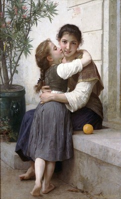 Bức “Bé con hôn mẹ” (1890)