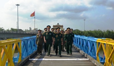 Cầu Hiền Lương đã được phục dựng lại trước ngày đón nhận bằng di tích Quốc gia đặc biệt