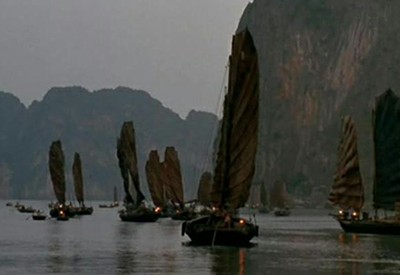 Một cảnh quay ở Hạ Long