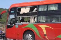 Nghệ An: Nổ lớn trên xe giường nằm, 3 người bị thương nặng