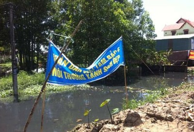 Dù đã bị nộp phạt hơn 200 triệu đồng nhưng doanh nghiệp xả thải vẫn không sợ (Ảnh: VietNamNet)