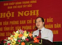 Ban Chỉ đạo Tây Bắc họp giao ban Văn phòng