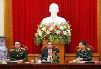 Đồng chí Lê Hồng Anh làm việc với Bộ Công an