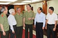 Bộ trưởng Trần Đại Quang kiểm tra công tác đảm bảo an ninh trật tự tại TP Hồ Chí Minh 