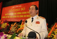 Công bố Quyết định thành lập Học viện Chính trị Công an nhân dân