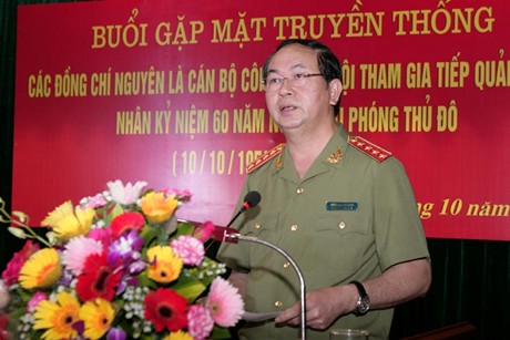 Gặp mặt nguyên cán bộ, chiến sĩ Công an Hà Nội tham gia tiếp quản Thủ đô 