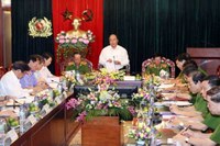 Phó Thủ tướng Nguyễn Xuân Phúc làm việc với Bộ Công an