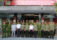 Thứ trưởng Bùi Văn Nam thăm, làm việc tại Công an TP Hải Phòng